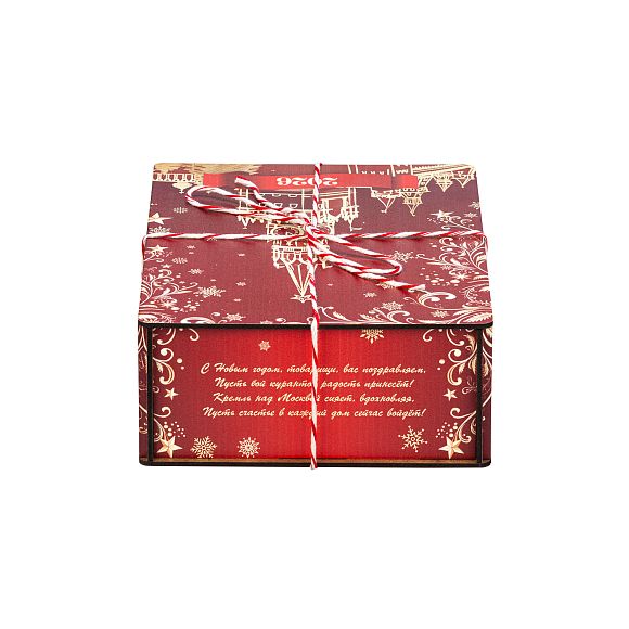 Сладкий новогодний подарок Кремль (малый)