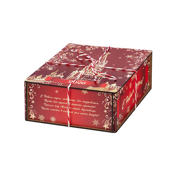 Сладкий новогодний подарок Кремль (малый)