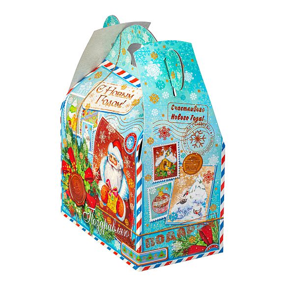 Сладкий новогодний подарок Сундучок Открытки