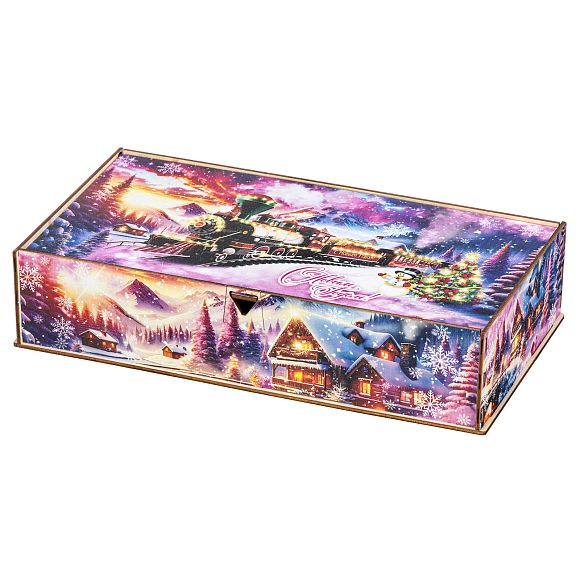 Сладкий новогодний подарок Снежный экспресс (малый)