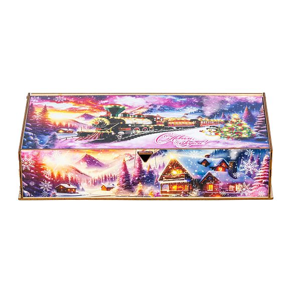 Сладкий новогодний подарок Снежный экспресс (малый)